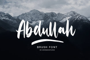 Abdullah: A Script Font That Breathes Life Into Branding
