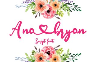 Ana Bryan: A Script Handwritten Font for Romantic Web Design