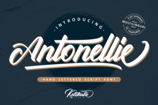 Antonellie: A Script Font That Elevates Your Brand