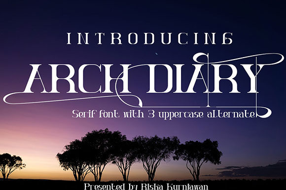Arch Diary: A Serif Font for Powerful Branding and Emotional Storytelling