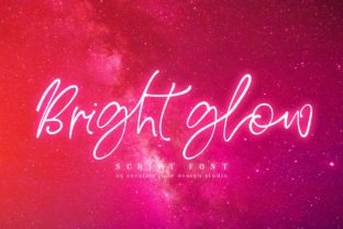 Bright Glow: The Script Font That Elevates Your Brand’s Visual Story