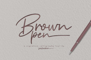 Brown Pen Script: A Font for Elegant Expression