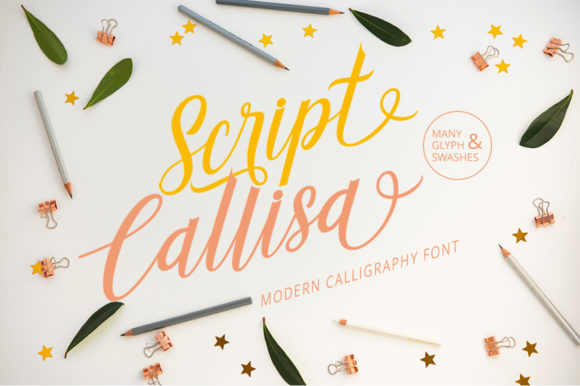 Callisa Script: A Romantic Handwritten Font for Creative Projects