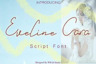 Eveline Cara: A Script Handwritten Font for Creative Product Design