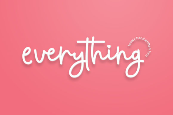 Everything Script: A Versatile Font for Creative Campaigns