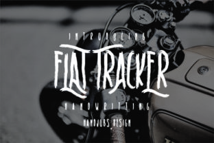 Flat Tracker: A Script Font That Elevates Your Brand