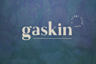 Gaskin: A Modern Serif Font for Editorial Design and Branding