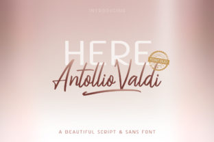 Here Antollio Valdi Duo for Editorial Design and Creative Branding