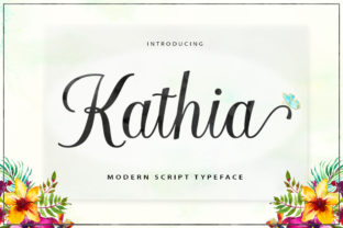 Kathia Script: A Versatile Script Font for Editorial Design and Branding
