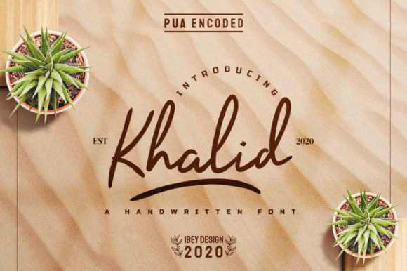 Khalid: A Script Handwritten Font for Dynamic Brand Campaigns