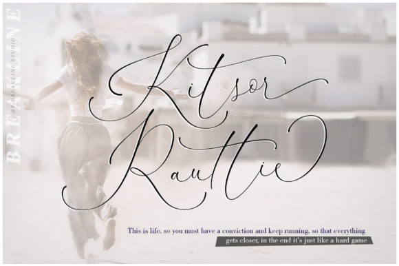 Kitsor Rauttie: A Signature Font for Authentic Branding