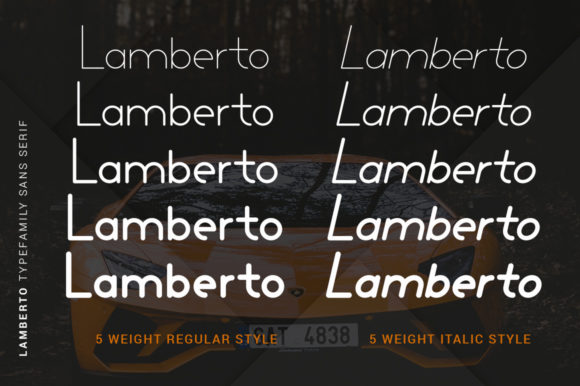 Lamberto Family: A Versatile Sans Serif Font for Crafters and Designers