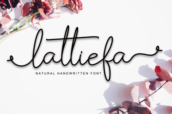 Lattiefa: A Script Font for Elegant Editorial Design