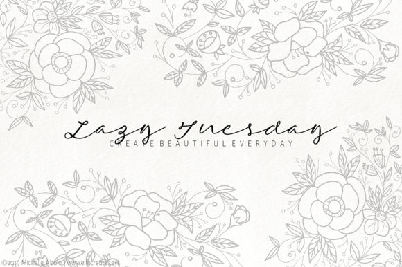 Lazy Tuesday Script: A Versatile Script Font for Creative Projects