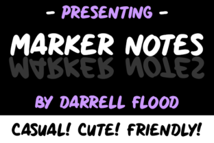 Marker Notes: A Script Handwritten Font for Dynamic Branding and Campaign Design