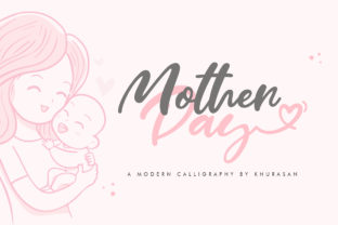 Mother Day Script: A Beautiful Handwritten Font for Crafters and Designers