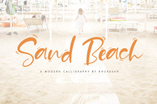 Sand Beach: The Handwritten Font That Elevates Your Brand