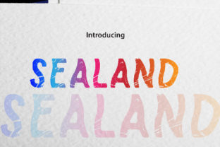 Sealand: A Color Font with a Maritime Vibe for Modern Branding