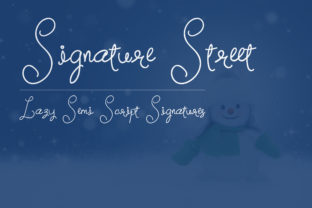 Signature Street: A Script Font for Creative Branding