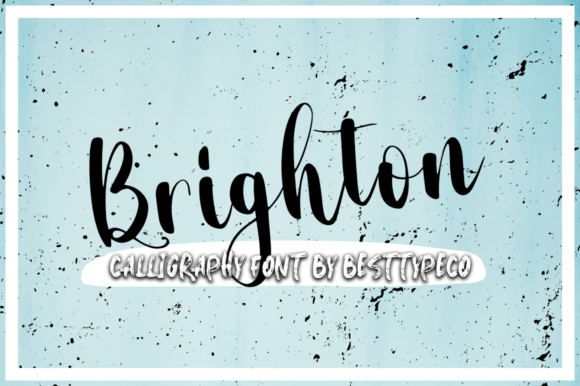 The Brighton: A Versatile Script Font for Creative Crafters and Designers