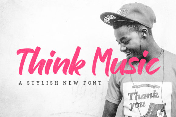 Think Music: A Script Font That Adds Rhythm to Your Editorial Design