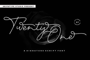 Twenty One Script: A Bold Handwritten Font for Creative Projects